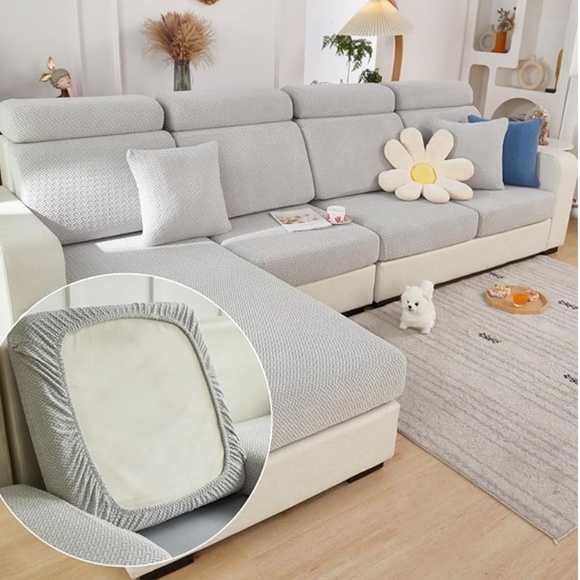 Sofa covers, magic covers, universal sofa covers, machine-washable -13 pc - Picture 2 of 7